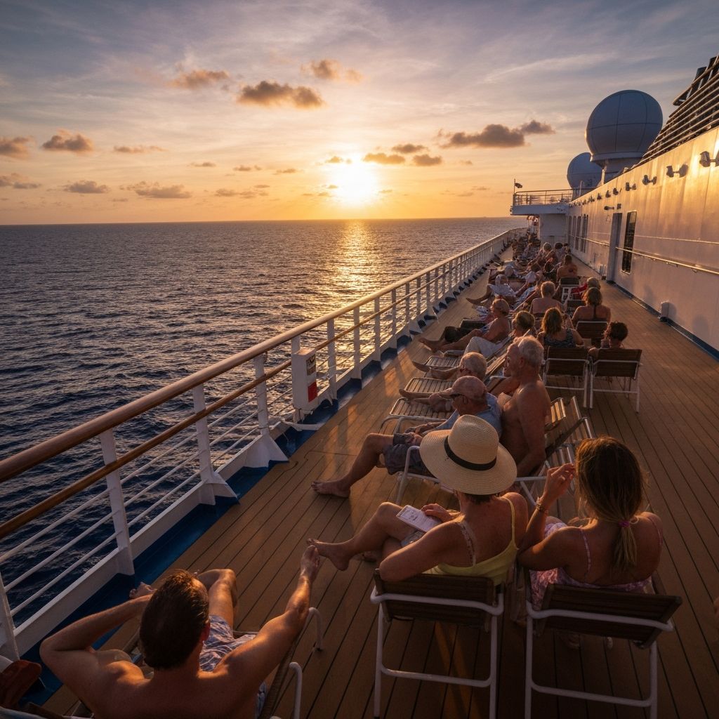 Закат на палубе